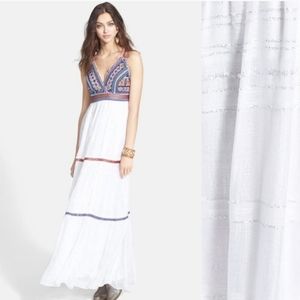 Free People Soleil Beaded Maxi Dress Small